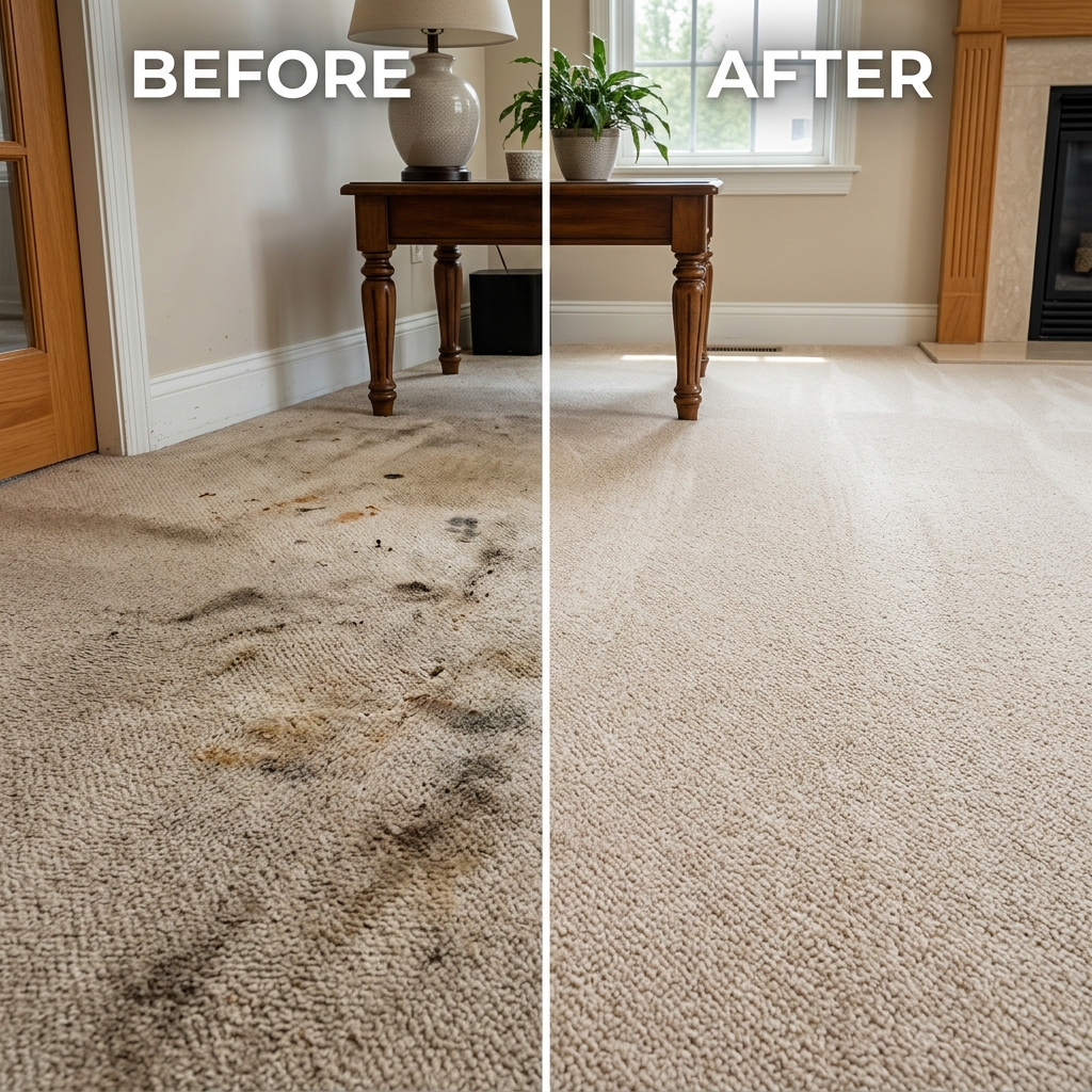 Halı Yıkama Öncesi ve Sonrası